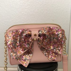 Betsey Johnson Pink Box Crossbody